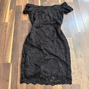 Off the shoulder lace dress